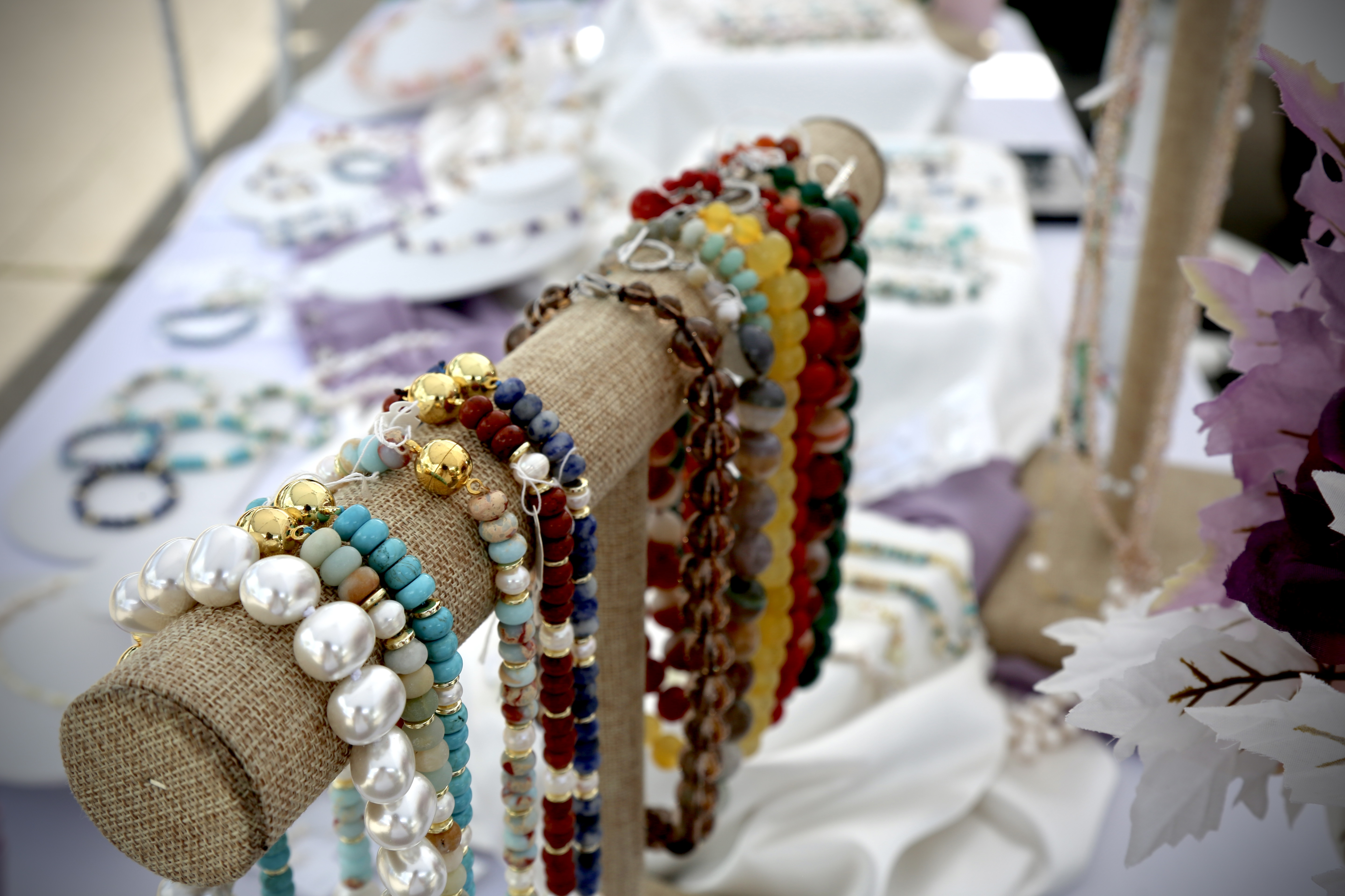 Dolce Nova amethyst and gemstone jewelry, Houston-based Afro-Venezuelan and Afro-Colombian heritage brand